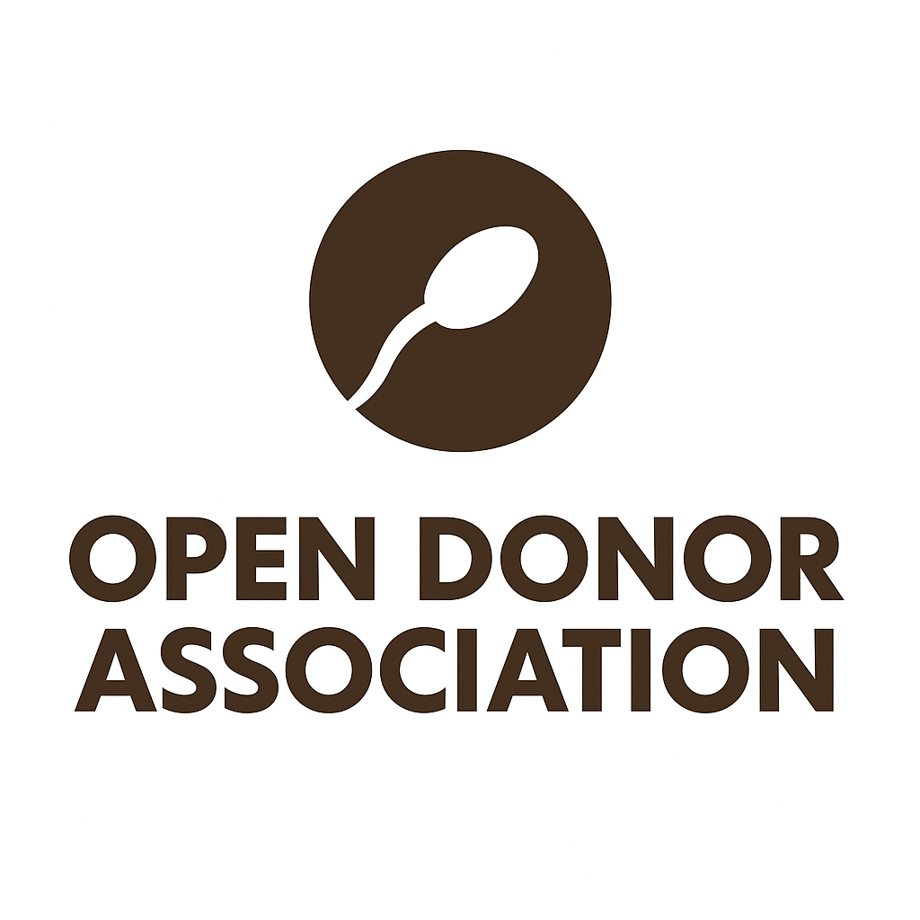 Open Donor Association logo, ethical open sperm donation network
