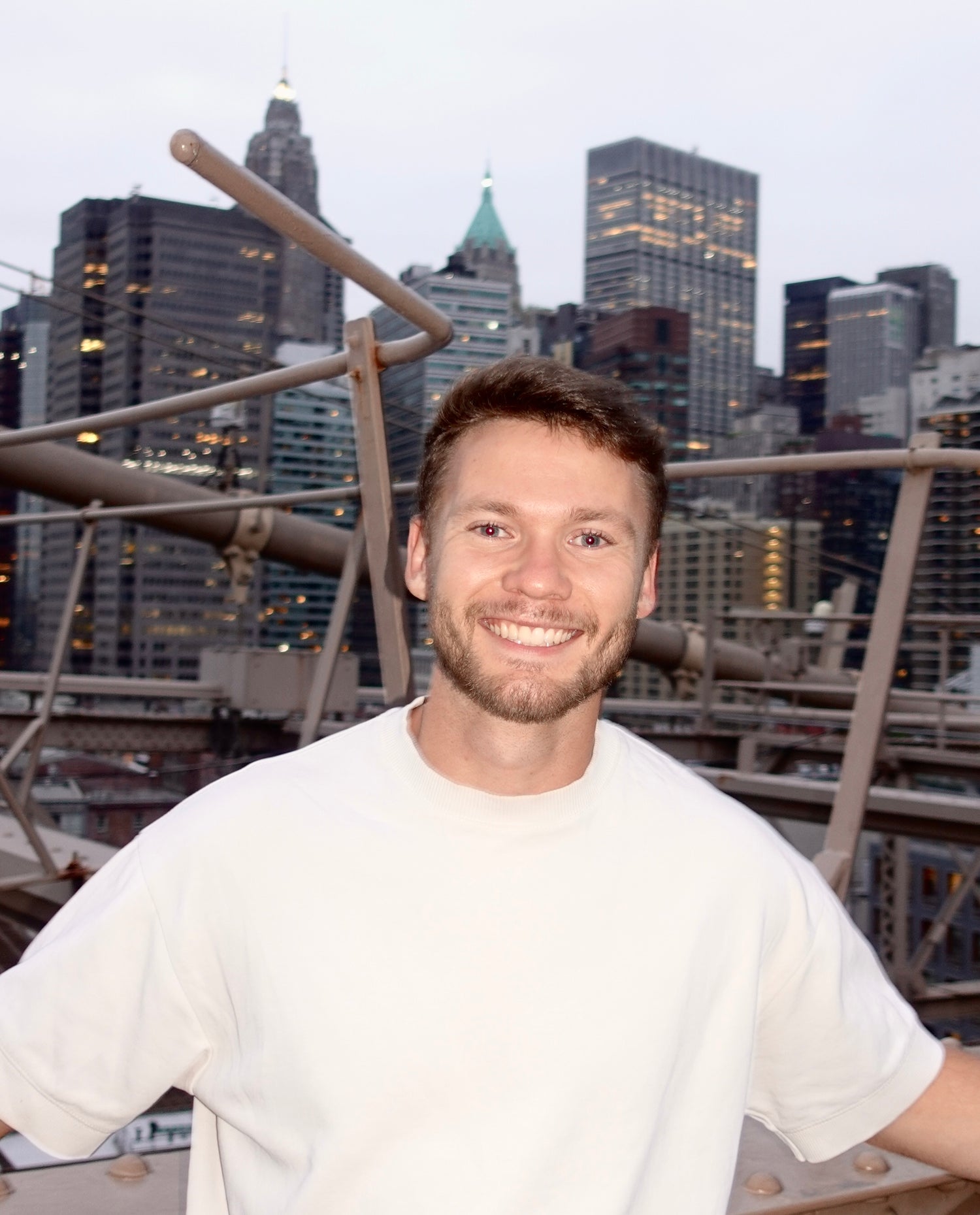 Donor Dan open sperm donor health tested in Miami with skyline background